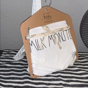 Rae Dunn Baby Bibs MILK MONSTER LIVING THE DREAM
